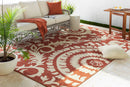 Hinterstoder Burnt Orange Throw