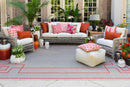 Janamuato White Geometric Cement Outdoor Planter