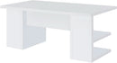 Alice 71 Inch White Modern Home Office Desk With 4 Shelves