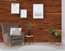 Living Originals 1/4 in. x 5.1 in. Real Wood Easy Install Wall Panels - Natural Walnut (20 Sq. Ft.)