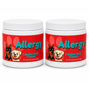 Allergy Support Soft Chews for Dogs | Pack of 2 | 60 Chews - 6.35 oz | LivHerbals, Inc.