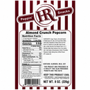 Almond Crunch Popcorn | Pack of 2 | 6.3 oz | HR Poppin' Snacks