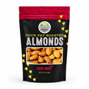 Duck Fat & Sea Salt Roasted Almonds | Pack of 6 | 3 oz | Cornhusker Kitchen