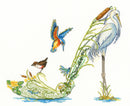 Along The Riverbank XSK2 Counted Cross Stitch Kit