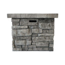 Alora 30-Inch Modern Outdoor 40K BTU Steel Frame Propane Fire Table With Lava Rocks (SAK12756)