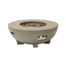 Alora Premium 36-Inch Round Outdoor Iron Patio Fire Pit Table With Metal Cover (SAK71954)