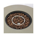 Alora Premium 36-Inch Round Outdoor Iron Patio Fire Pit Table With Metal Cover (SAK71954)