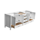 Nuvia 84-Inch Double Basin Freestanding Bathroom Vanity With Solid Wood Frame [No Faucet] (SAK82614)