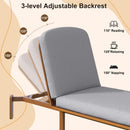 Alora Adjustable Outdoor Chaise Lounge With Reclining Backrest (SAK04689)