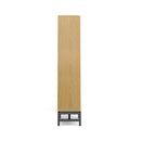 Nuvia Banting Mid-Century Oak Veneer Bookcase With Adjustable Shelves (SAK54087)