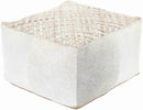 Ternitz Ivory Pouf