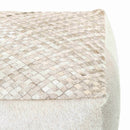 Ternitz Ivory Pouf