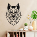 Alpha Wolf Metal Wall Art