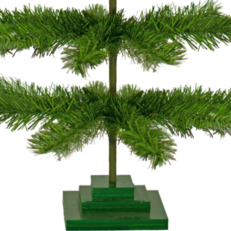 Alpine Green Tinsel Christmas Tree