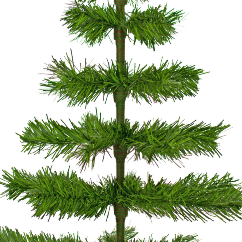 Alpine Green Tinsel Christmas Tree