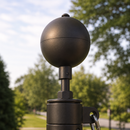 Aluminum Black Bronze Flagpole Ball Topper