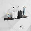 Black Aluminum Floating Shelves
