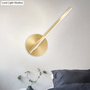 DecorBites™ Aluminum LED Wall Lamp - Gold Tube/Stick Design for Boys Bedside