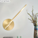DecorBites™ Aluminum LED Wall Lamp - Gold Tube/Stick Design for Boys Bedside
