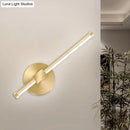 DecorBites™ Aluminum LED Wall Lamp - Gold Tube/Stick Design for Boys Bedside
