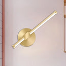 DecorBites™ Aluminum LED Wall Lamp - Gold Tube/Stick Design for Boys Bedside