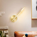 DecorBites™ Aluminum LED Wall Lamp - Gold Tube/Stick Design for Boys Bedside