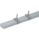 AP44M Rectangular 8 ft Aluminum Channel 10 Pack LED Strip Light Cover End Caps