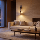 Aluria Travertine Wall Lamp