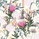 Hydrangea and Protea Wallpaper
