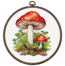 Amanita Muscaria Counted Cross-Stitch Kit by Luca-S BC232L