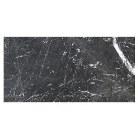 amanos black marble large format 18x36 single tile top view