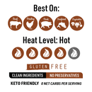 Caliente Gluten Free Rub | Pack of 3 | 4 oz | Gluten Free | Fat Boy Hickman's BBQ