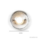 Amber and gold textured crystal led wall lamps bedroom sconce