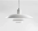 Amber & cream geometric glass pendant light for dining room