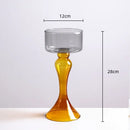 Amber decorbites geometric glass vase candle holder living room decor