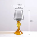 Amber decorbites geometric glass vase candle holder living room decor