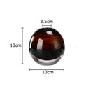 Amber delicate glass vase set for living room floral decor