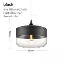 Amber glass and natural wood pendant light fixture for dining room