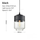 Amber glass and natural wood pendant light fixture for dining room