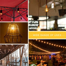 Amber glass g40 edison led bulbs garden filament lamp