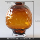 Amber textured decorbites gradient glass vase living room decor