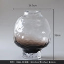 Amber textured decorbites gradient glass vase living room decor