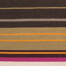 Akiak Modern Black/Orange/Brown Area Rug