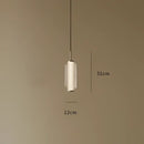 American retro frosted glass staircase pendant light dining room