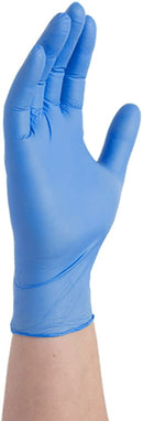 X3 Nitrile Disposable Gloves Blue Powder Free 100 pk