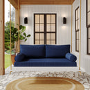 Amish Casual Stratford Swing Bed in Pure White