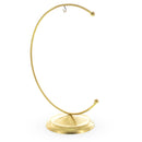 Crescent Moon Gold Metal Ornament Display Stand 8.8 Inches