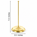 Upright Gold Metal Christmas Tree Topper Finial Stand Display Stand 7.2 Inches