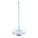 Upright Silver Metal Christmas Tree Topper Finial Stand Display Stand 7.2 Inches (Poland)
