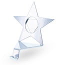 Insert your Picture Star Shape Silver Solid Metal Christmas Stocking Holder (Poland)